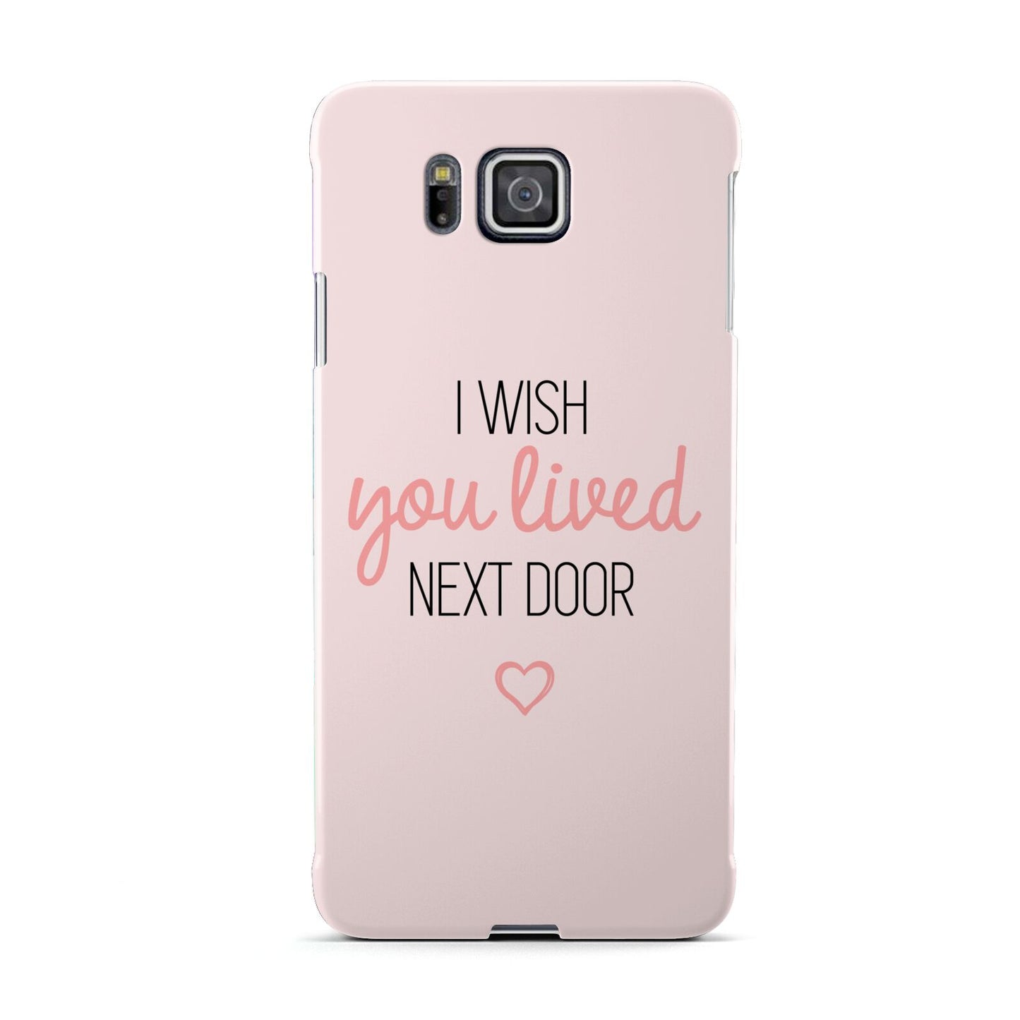 Pink Wish You Were Here Samsung Galaxy Alpha Case