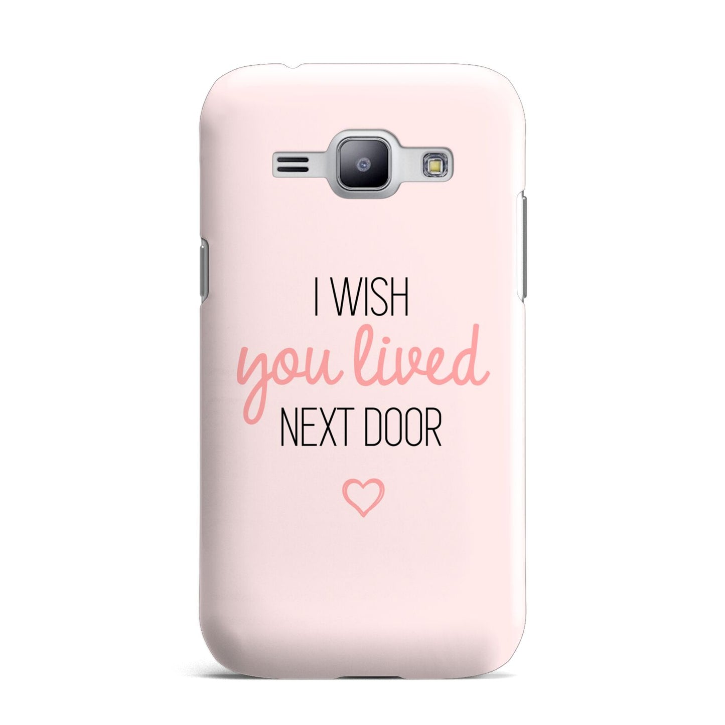 Pink Wish You Were Here Samsung Galaxy J1 2015 Case