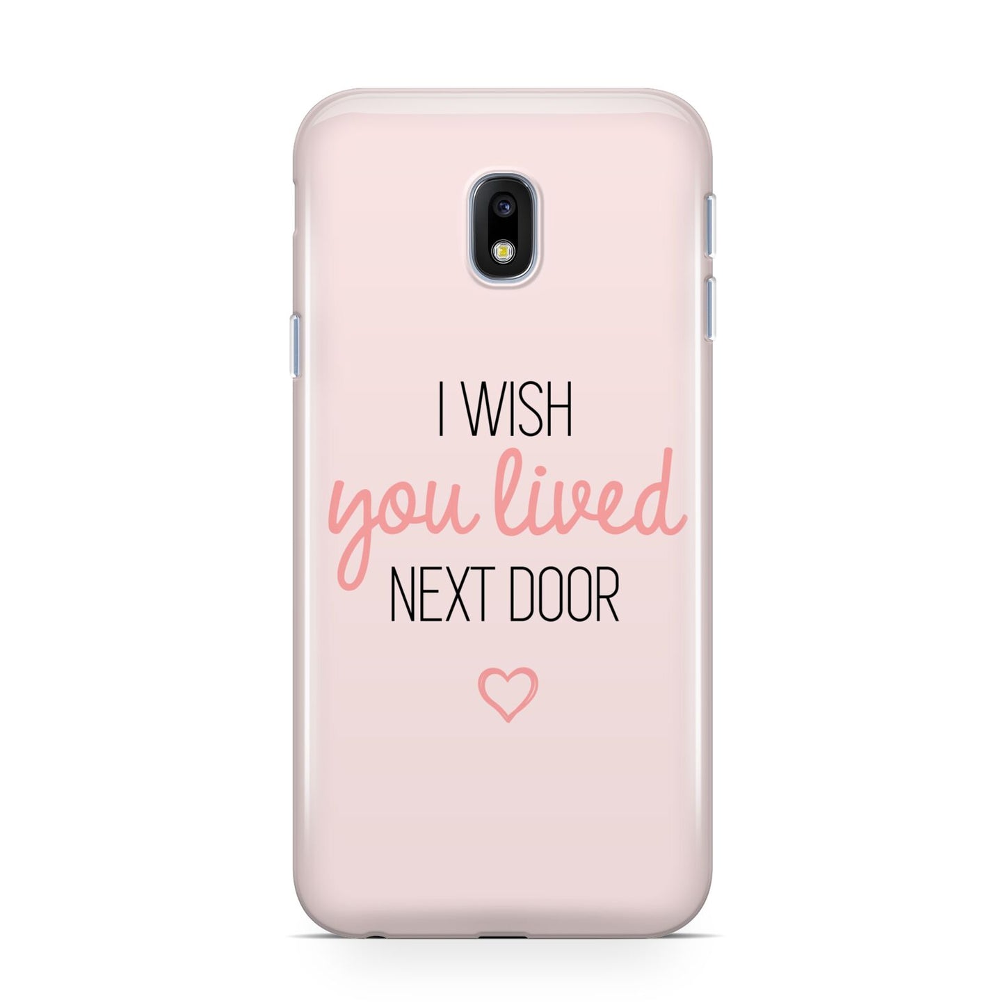 Pink Wish You Were Here Samsung Galaxy J3 2017 Case