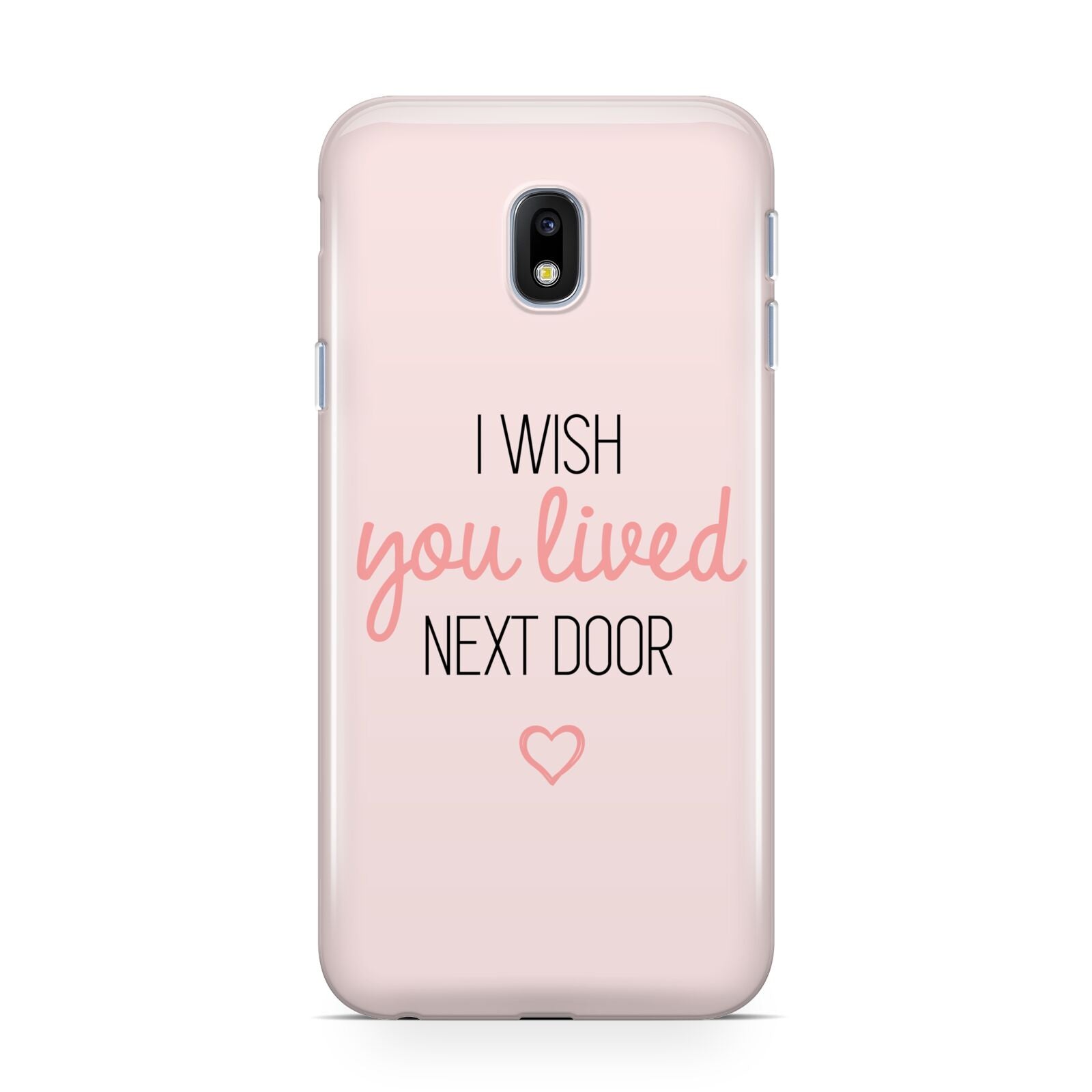 Pink Wish You Were Here Samsung Galaxy J3 2017 Case