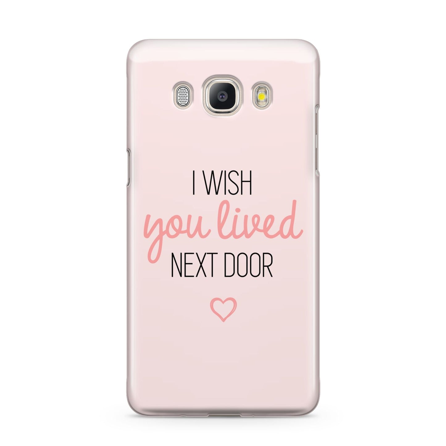 Pink Wish You Were Here Samsung Galaxy J5 2016 Case