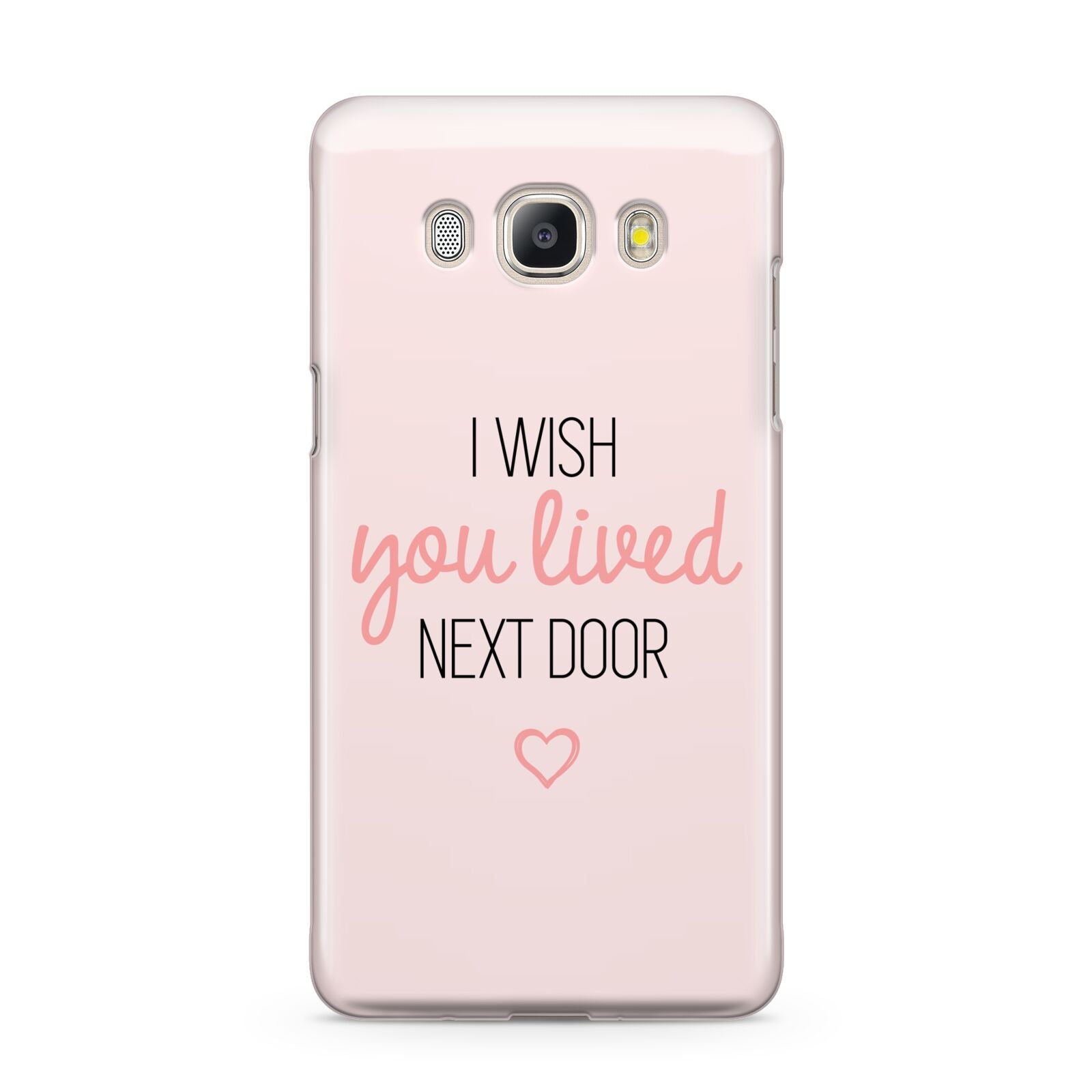 Pink Wish You Were Here Samsung Galaxy J5 2016 Case