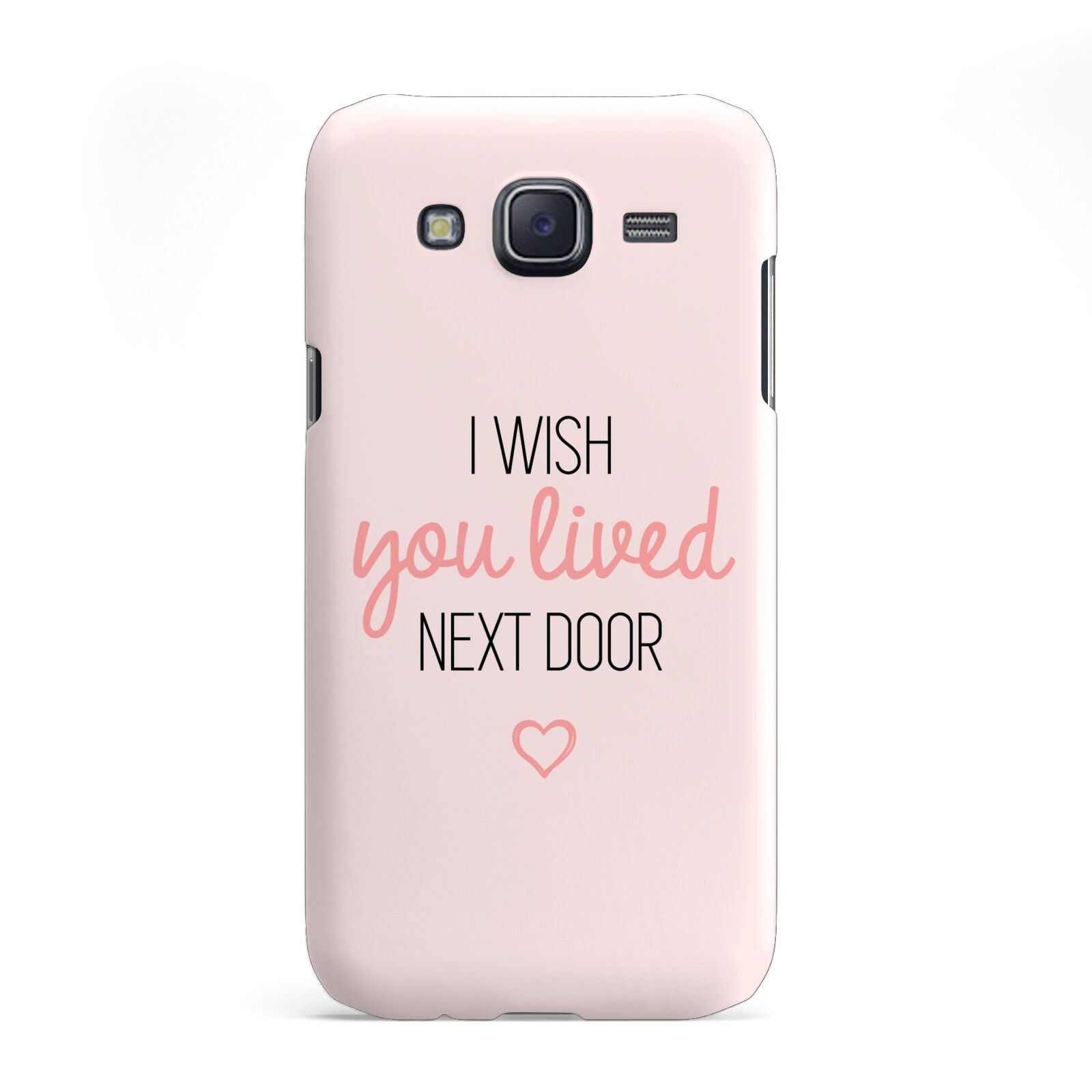 Pink Wish You Were Here Samsung Galaxy J5 Case