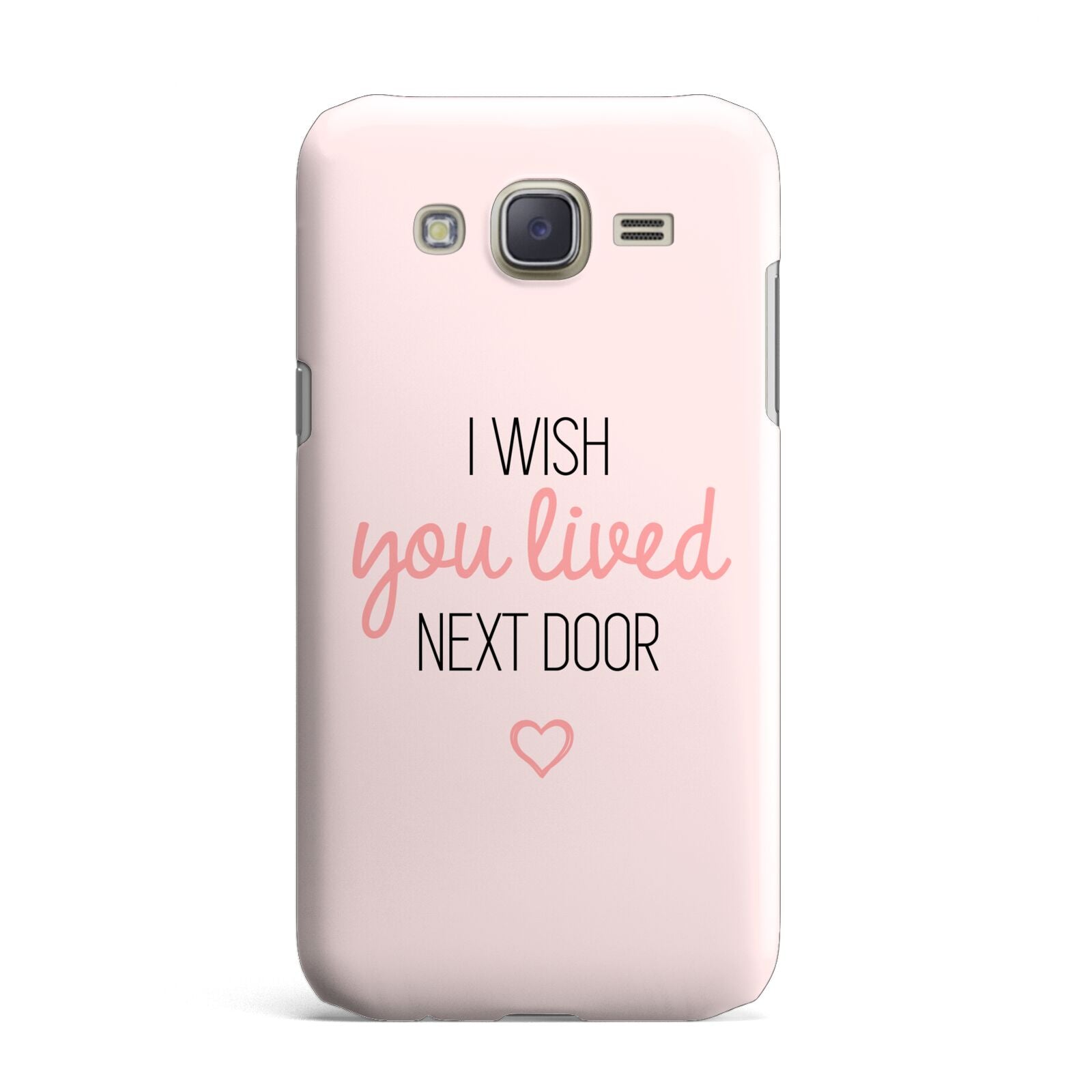 Pink Wish You Were Here Samsung Galaxy J7 Case