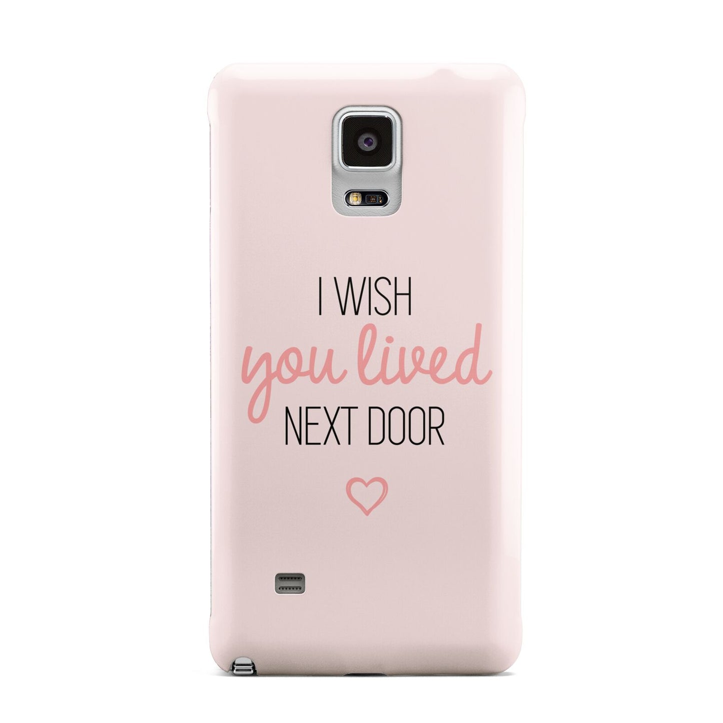 Pink Wish You Were Here Samsung Galaxy Note 4 Case