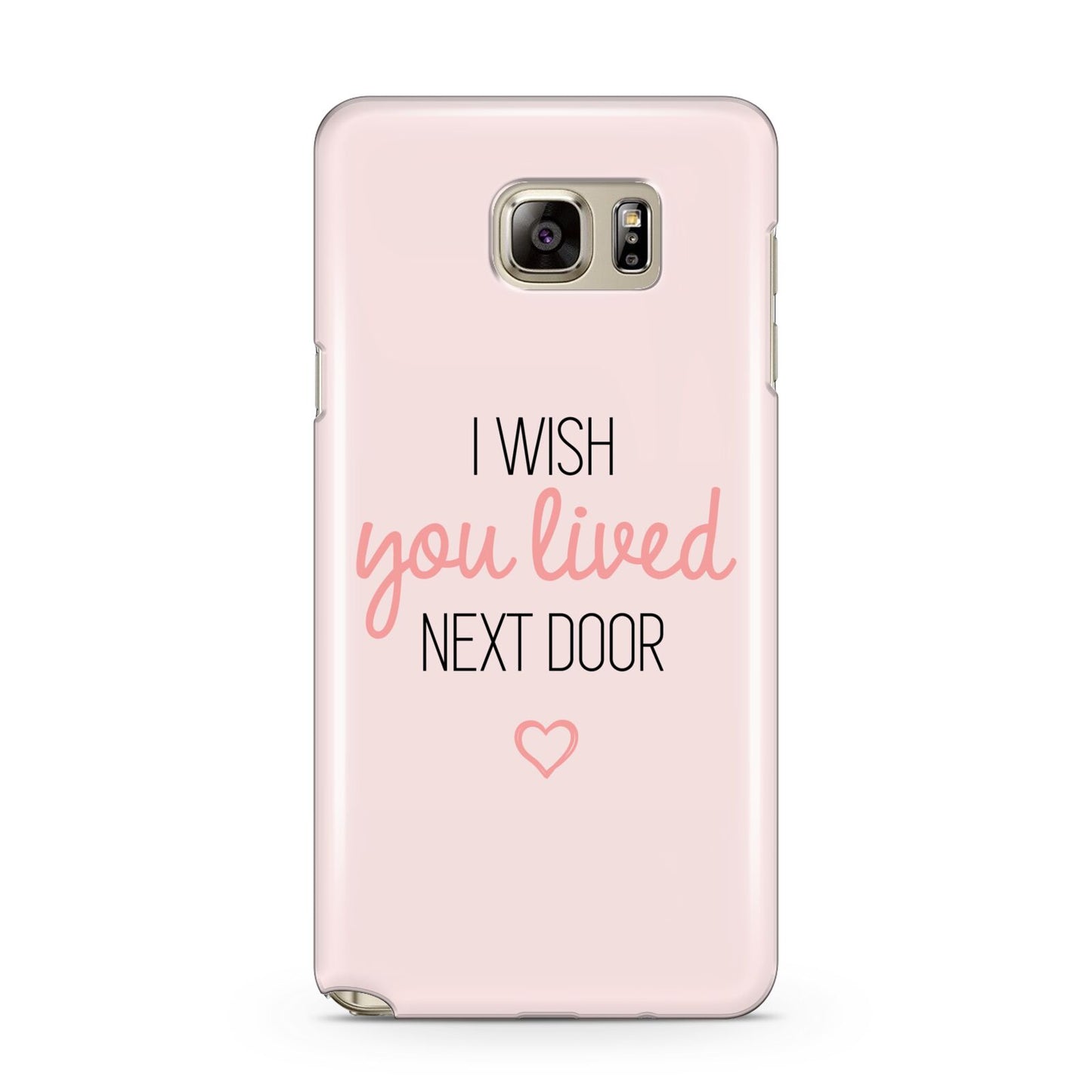 Pink Wish You Were Here Samsung Galaxy Note 5 Case