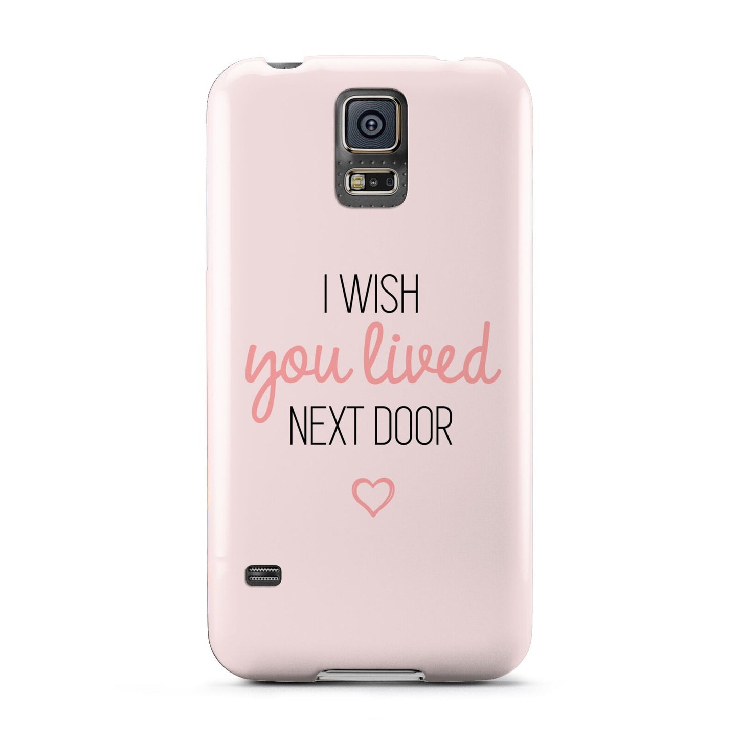 Pink Wish You Were Here Samsung Galaxy S5 Case