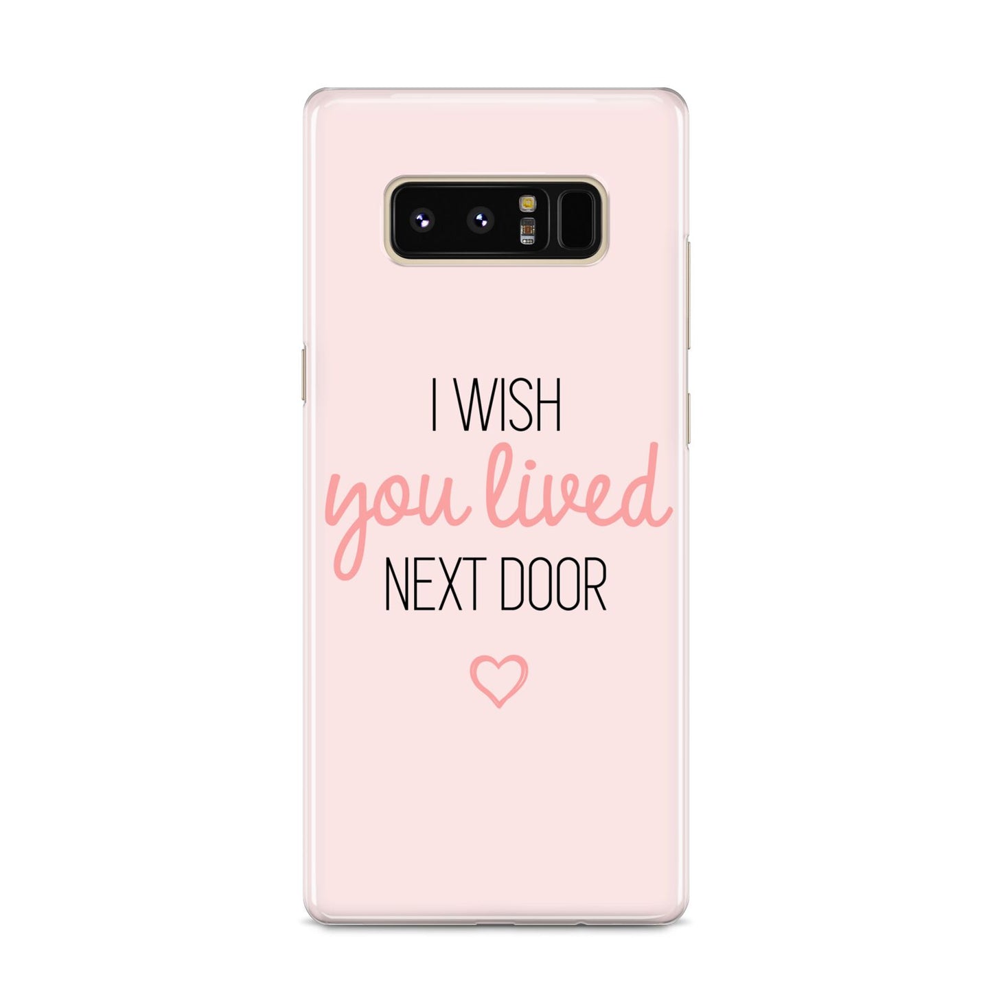 Pink Wish You Were Here Samsung Galaxy S8 Case