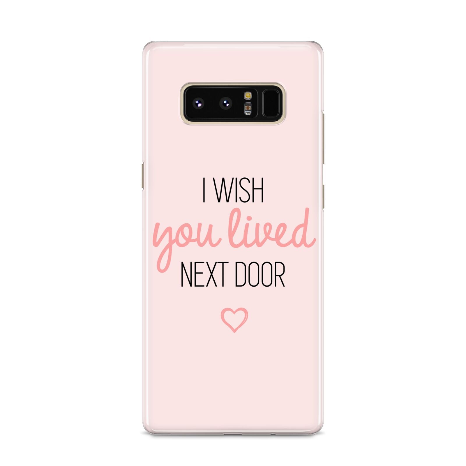 Pink Wish You Were Here Samsung Galaxy S8 Case