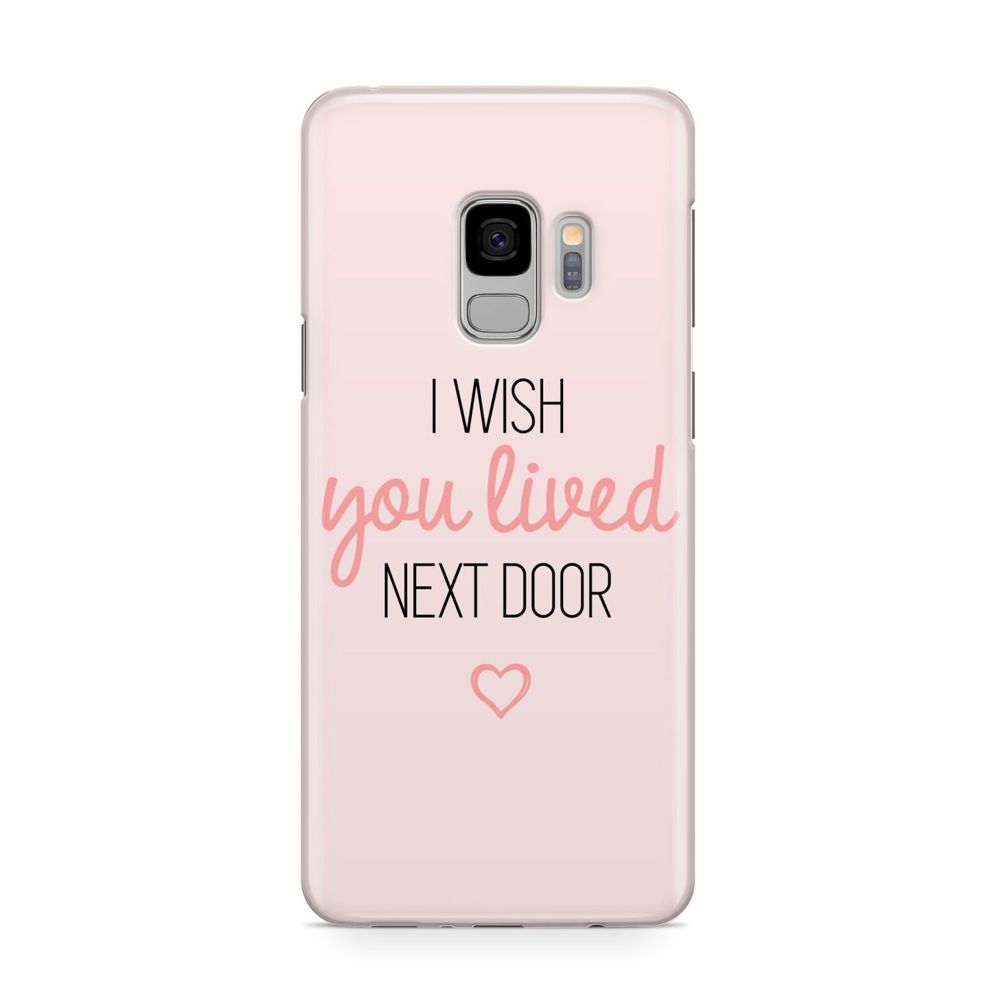 Pink Wish You Were Here Samsung Galaxy S9 Case