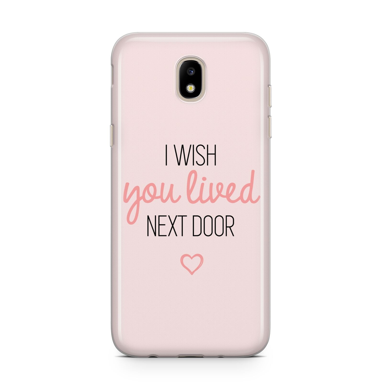 Pink Wish You Were Here Samsung J5 2017 Case