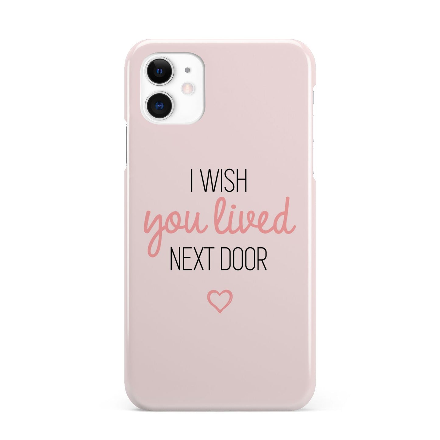 Pink Wish You Were Here iPhone 11 3D Snap Case