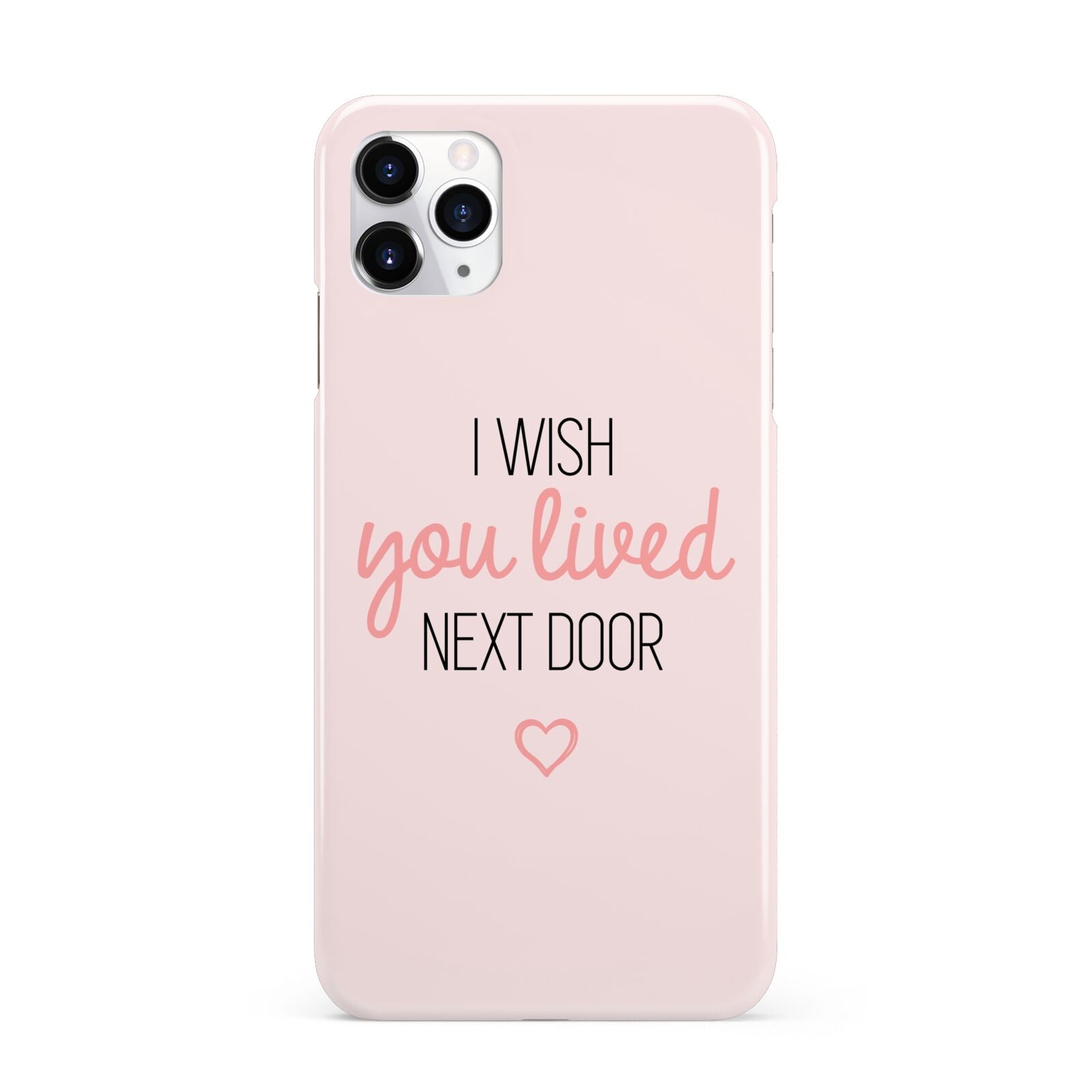 Pink Wish You Were Here iPhone 11 Pro Max 3D Snap Case