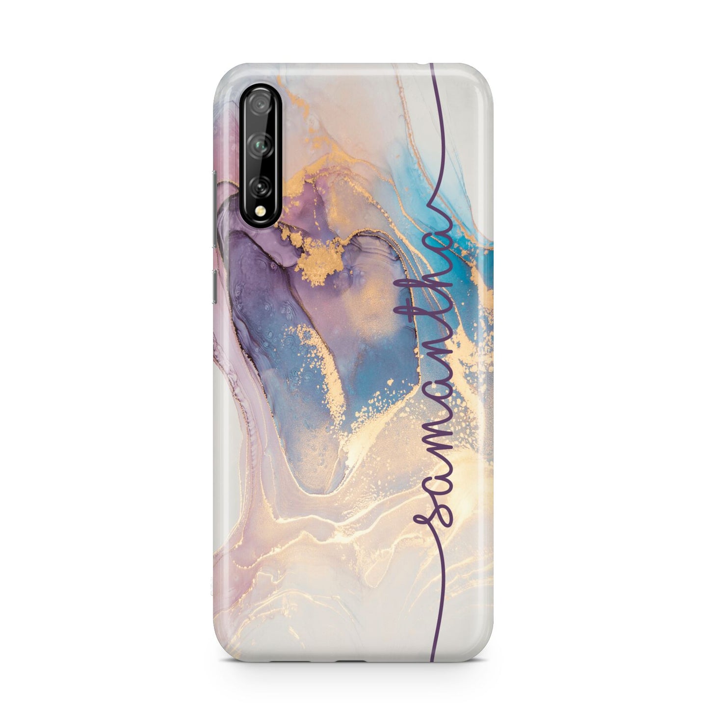 Pink and Blue Marble Huawei Enjoy 10s Phone Case