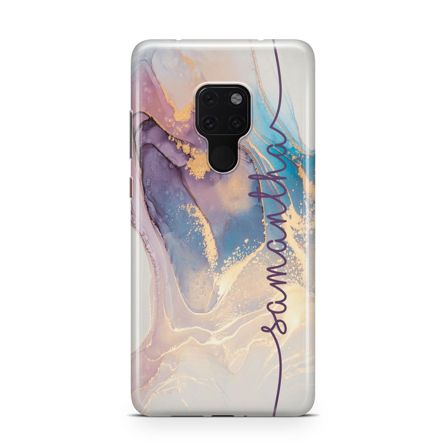 Pink and Blue Marble Huawei Mate 20 Phone Case