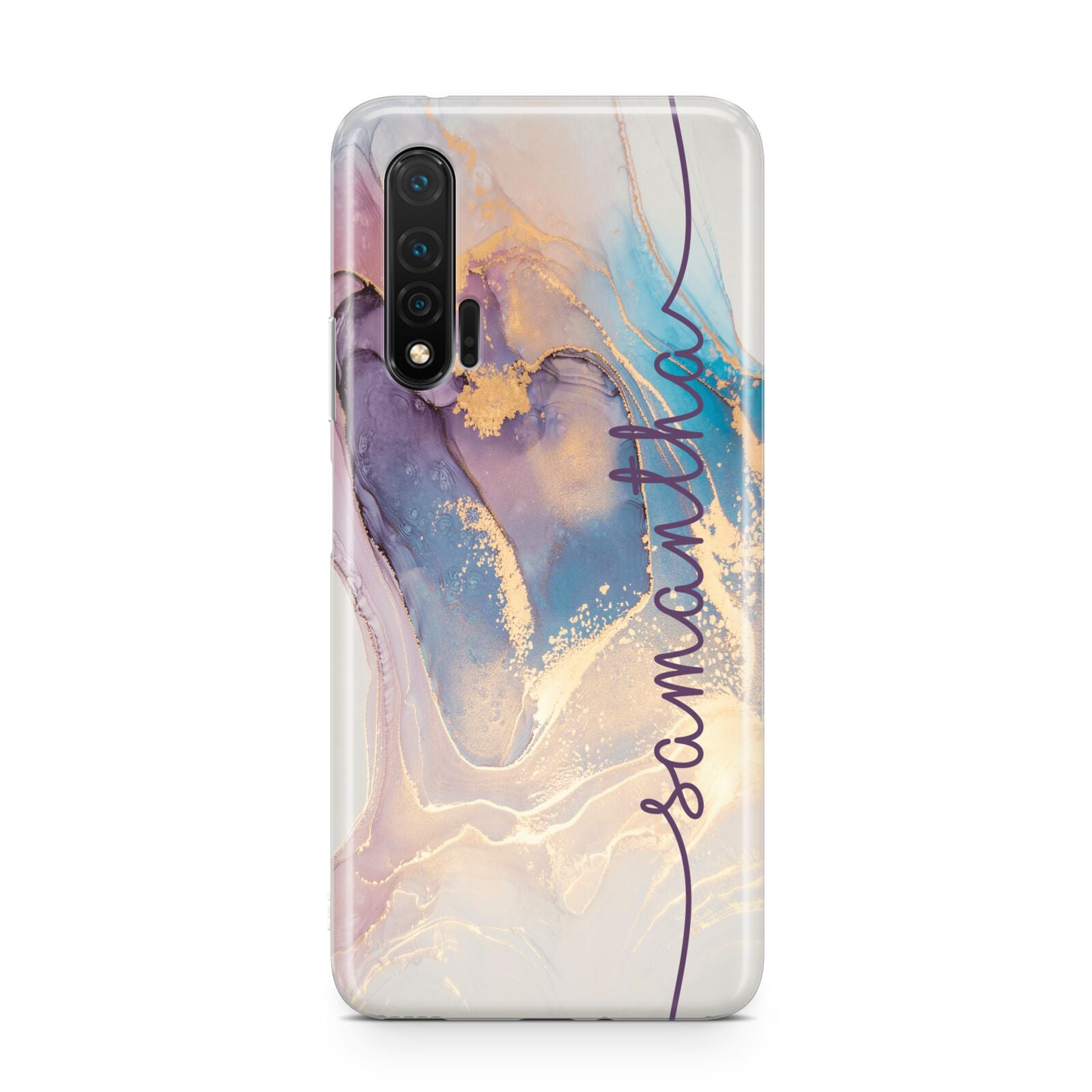 Pink and Blue Marble Huawei Nova 6 Phone Case