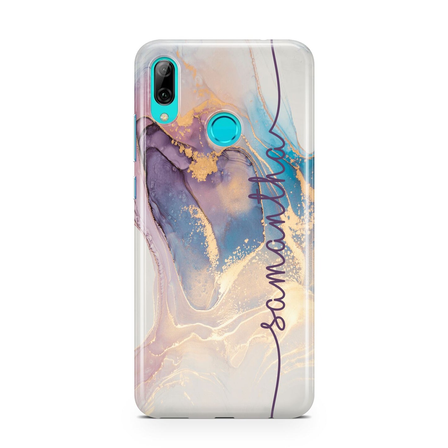 Pink and Blue Marble Huawei P Smart 2019 Case