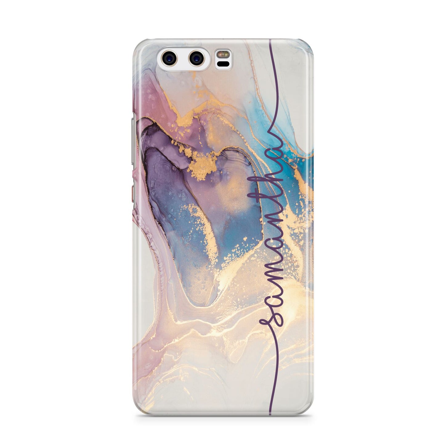 Pink and Blue Marble Huawei P10 Phone Case