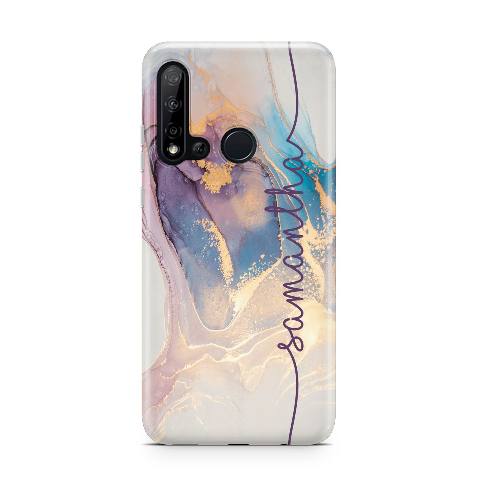 Pink and Blue Marble Huawei P20 Lite 5G Phone Case