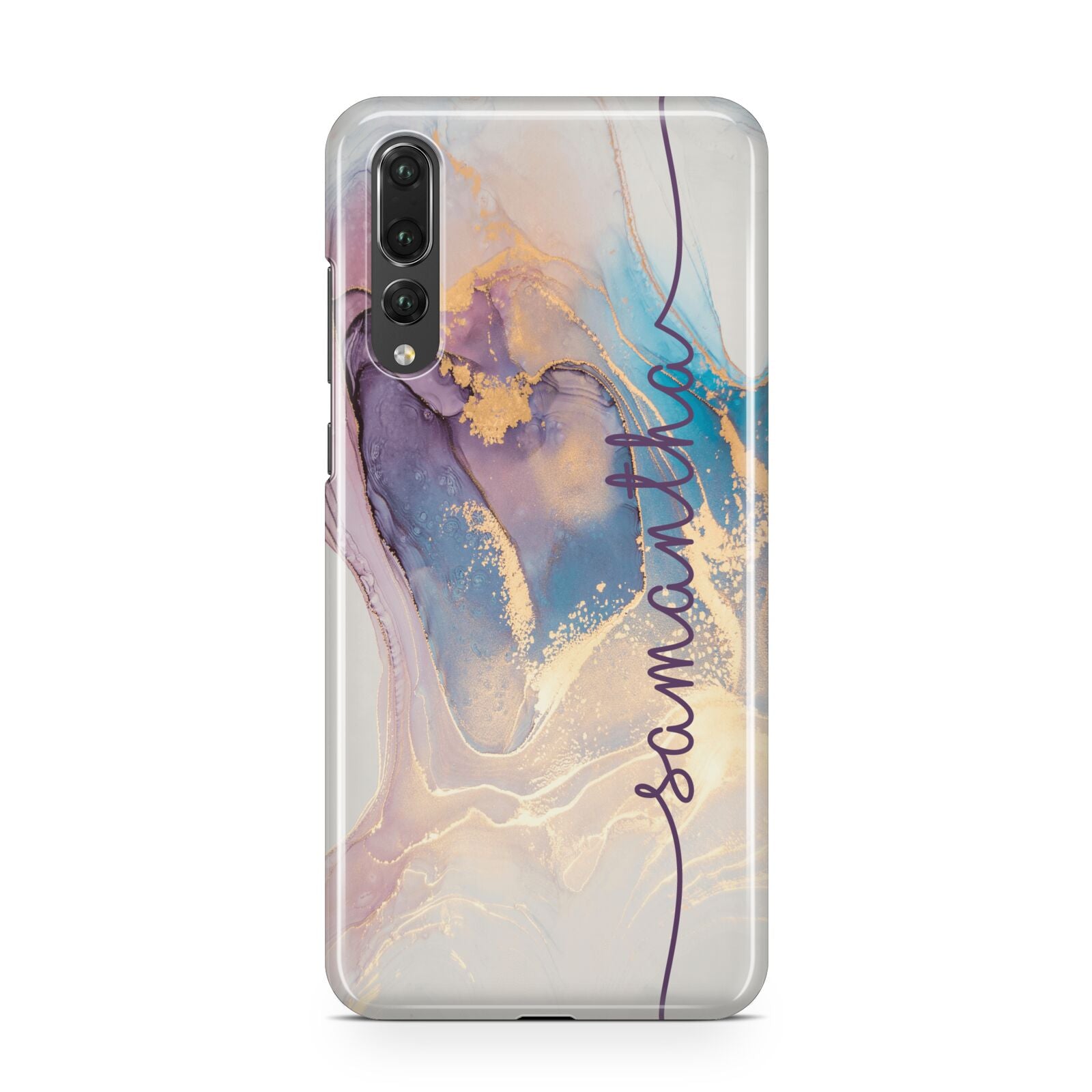 Pink and Blue Marble Huawei P20 Pro Phone Case