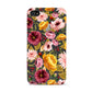 Pink and Mustard Floral Apple iPhone 4s Case