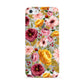 Pink and Mustard Floral Apple iPhone 5 Case