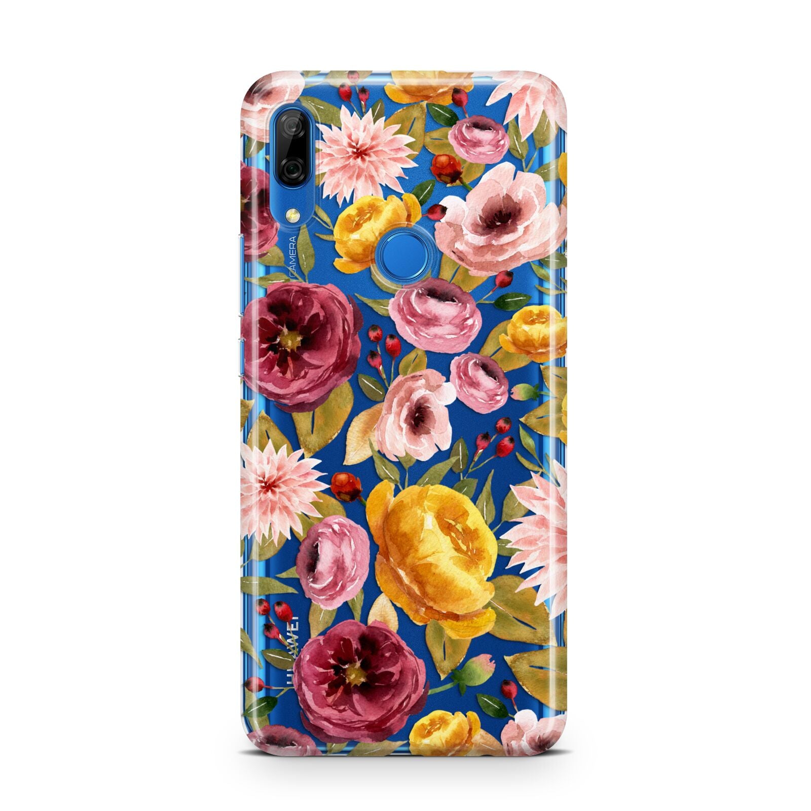 Pink and Mustard Floral Huawei P Smart Z