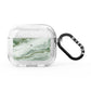 Pistachio Green Marble AirPods Glitter Case 3rd Gen