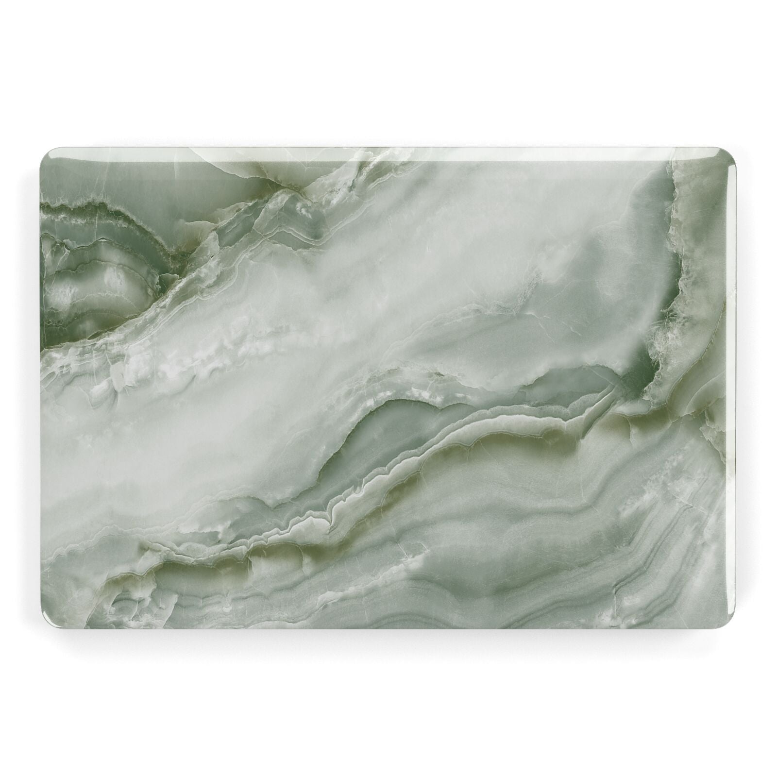 Pistachio Green Marble Apple MacBook Case