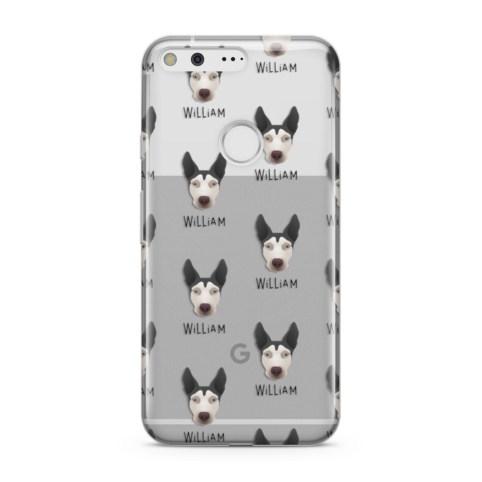 Pitsky Icon with Name Google Pixel Case