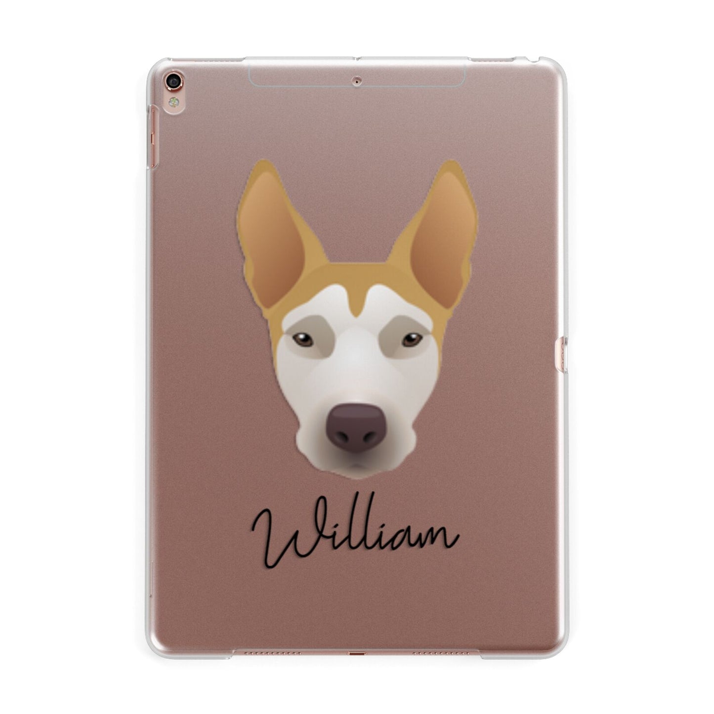 Pitsky Personalised Apple iPad Rose Gold Case