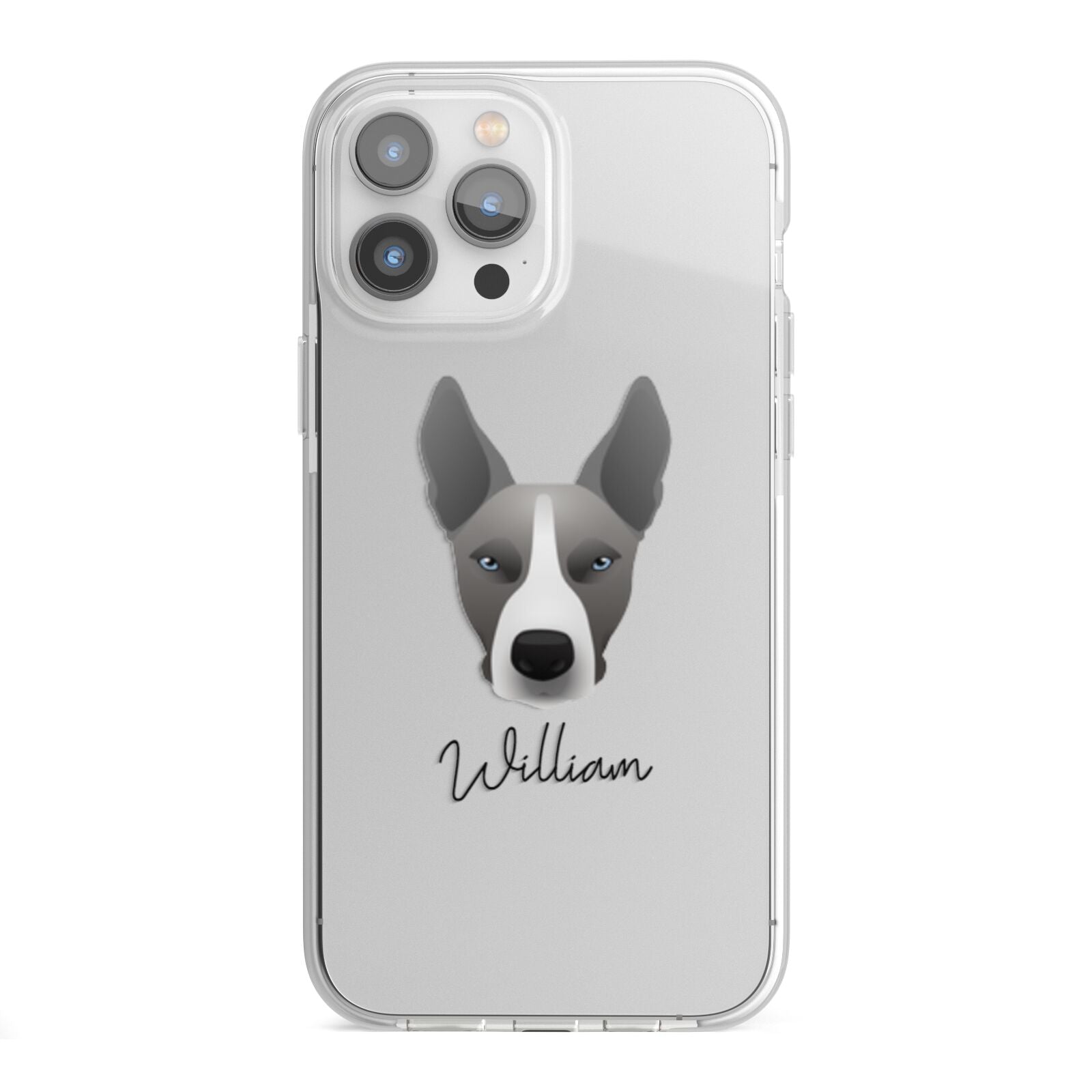 Pitsky Personalised iPhone 13 Pro Max TPU Impact Case with White Edges