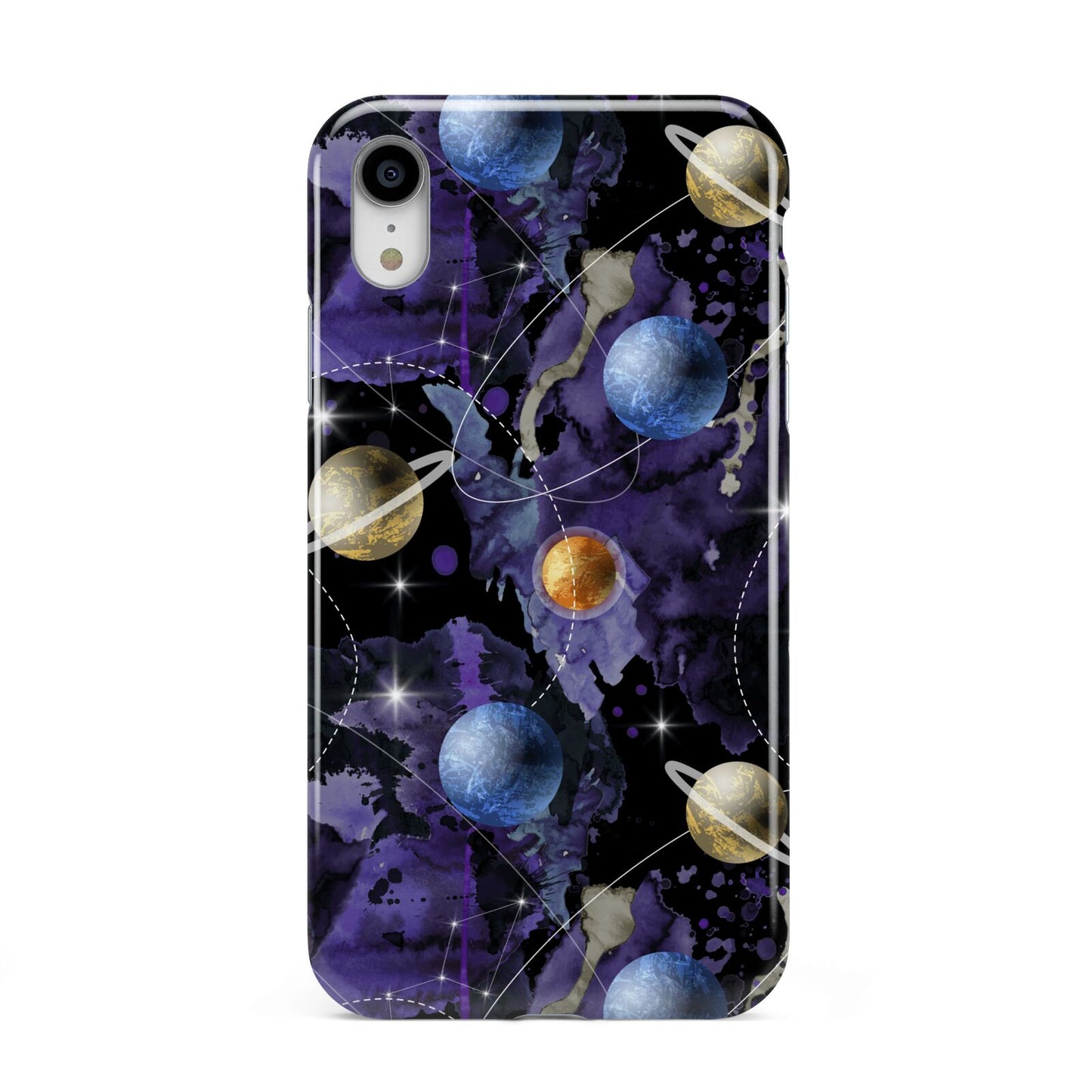 Planet Apple iPhone XR White 3D Tough Case