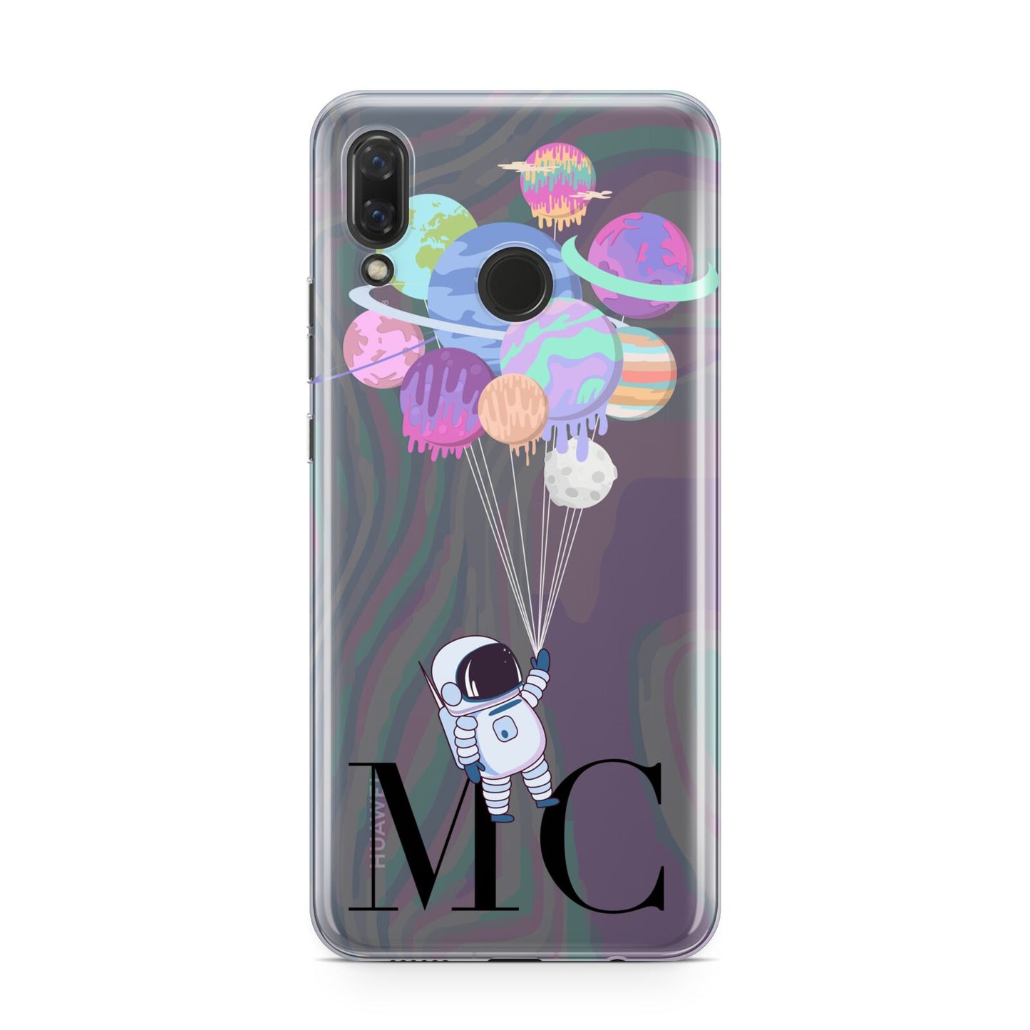 Planet Balloons with Initials Huawei Nova 3 Phone Case