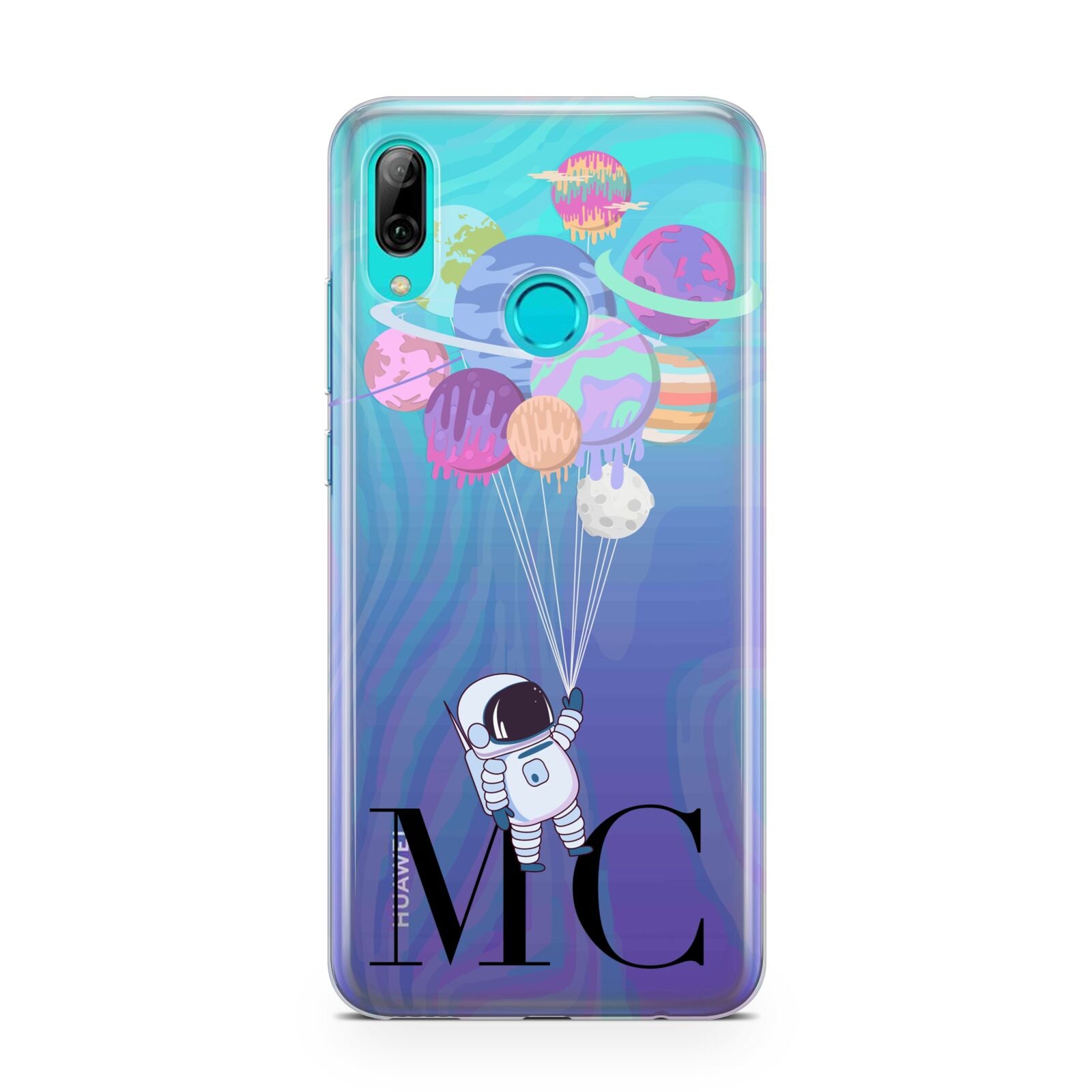 Planet Balloons with Initials Huawei P Smart 2019 Case