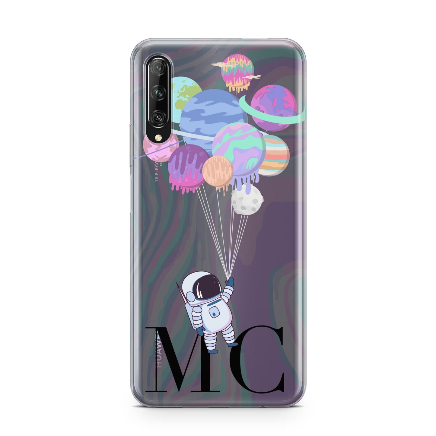 Planet Balloons with Initials Huawei P Smart Pro 2019