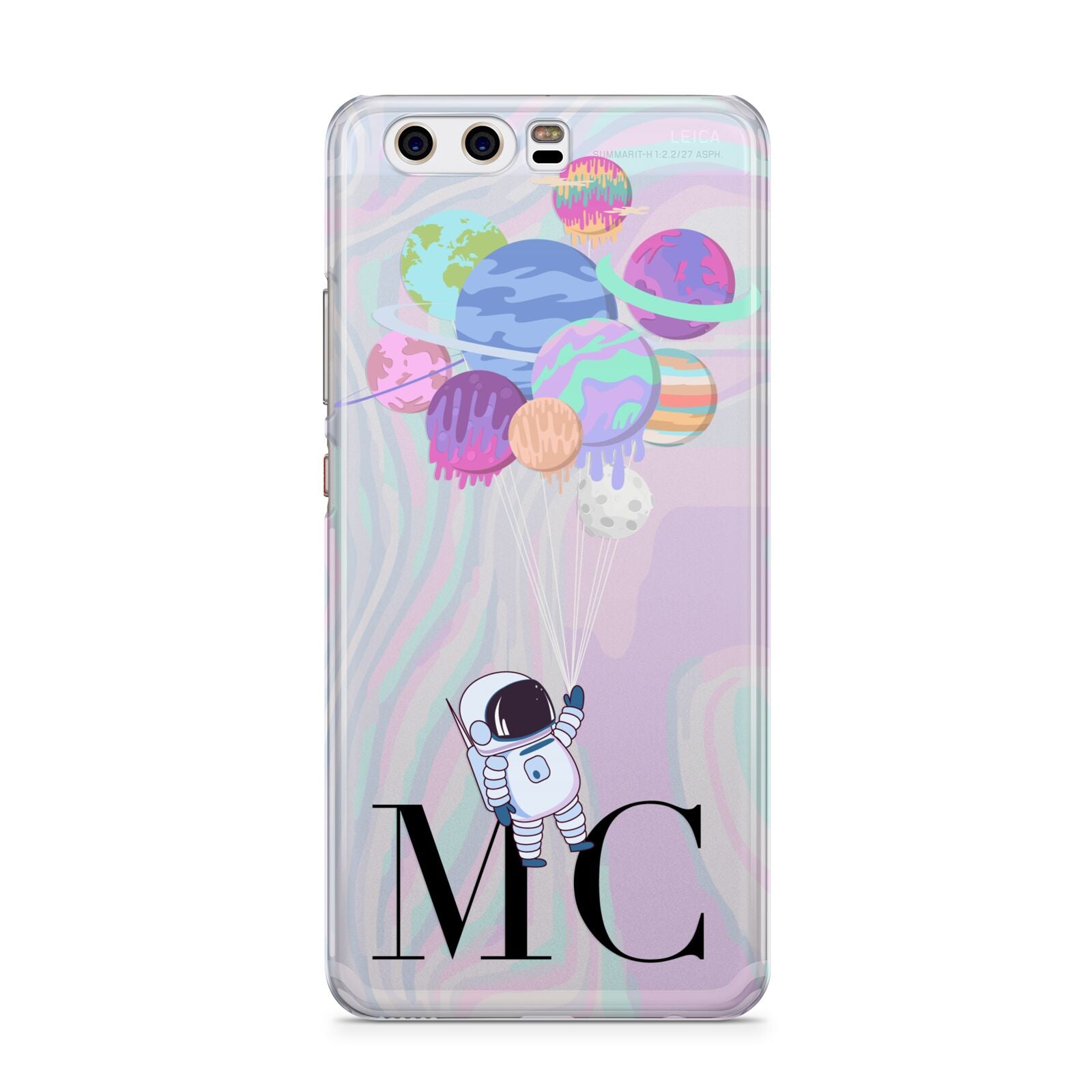 Planet Balloons with Initials Huawei P10 Phone Case