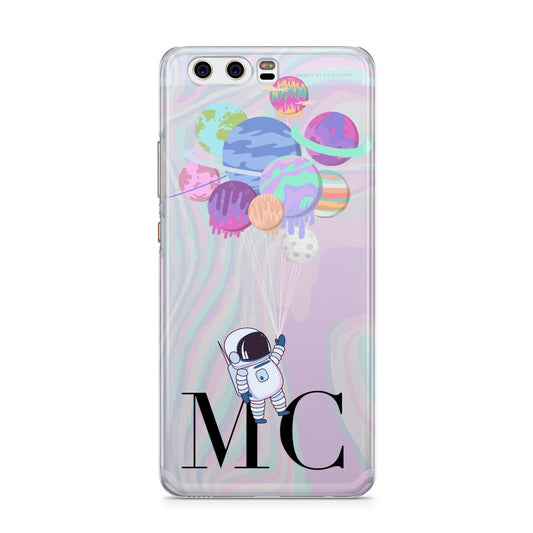 Planet Balloons with Initials Huawei P10 Phone Case