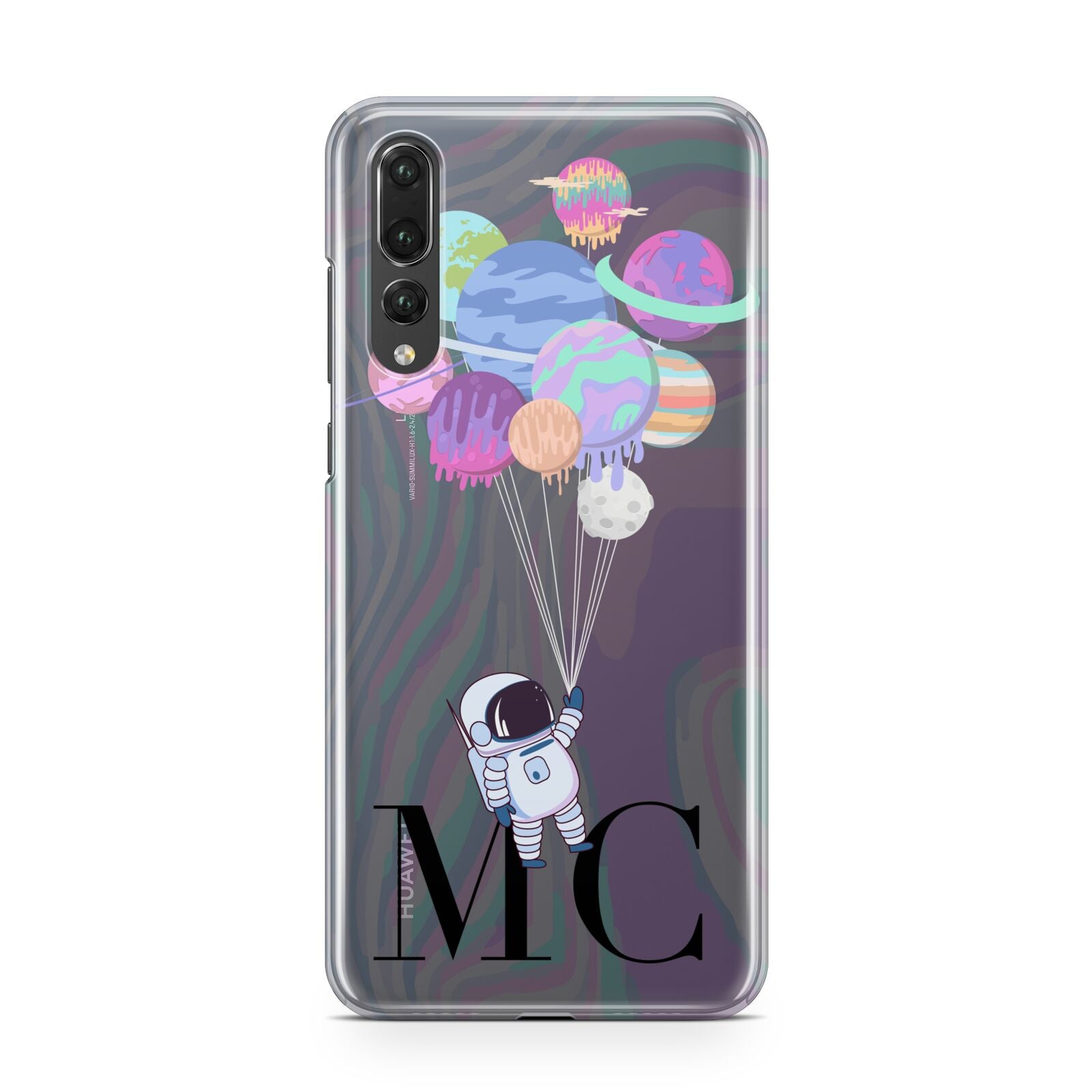 Planet Balloons with Initials Huawei P20 Pro Phone Case