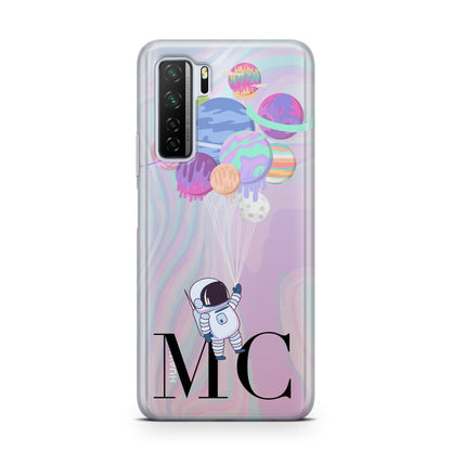 Planet Balloons with Initials Huawei P40 Lite 5G Phone Case