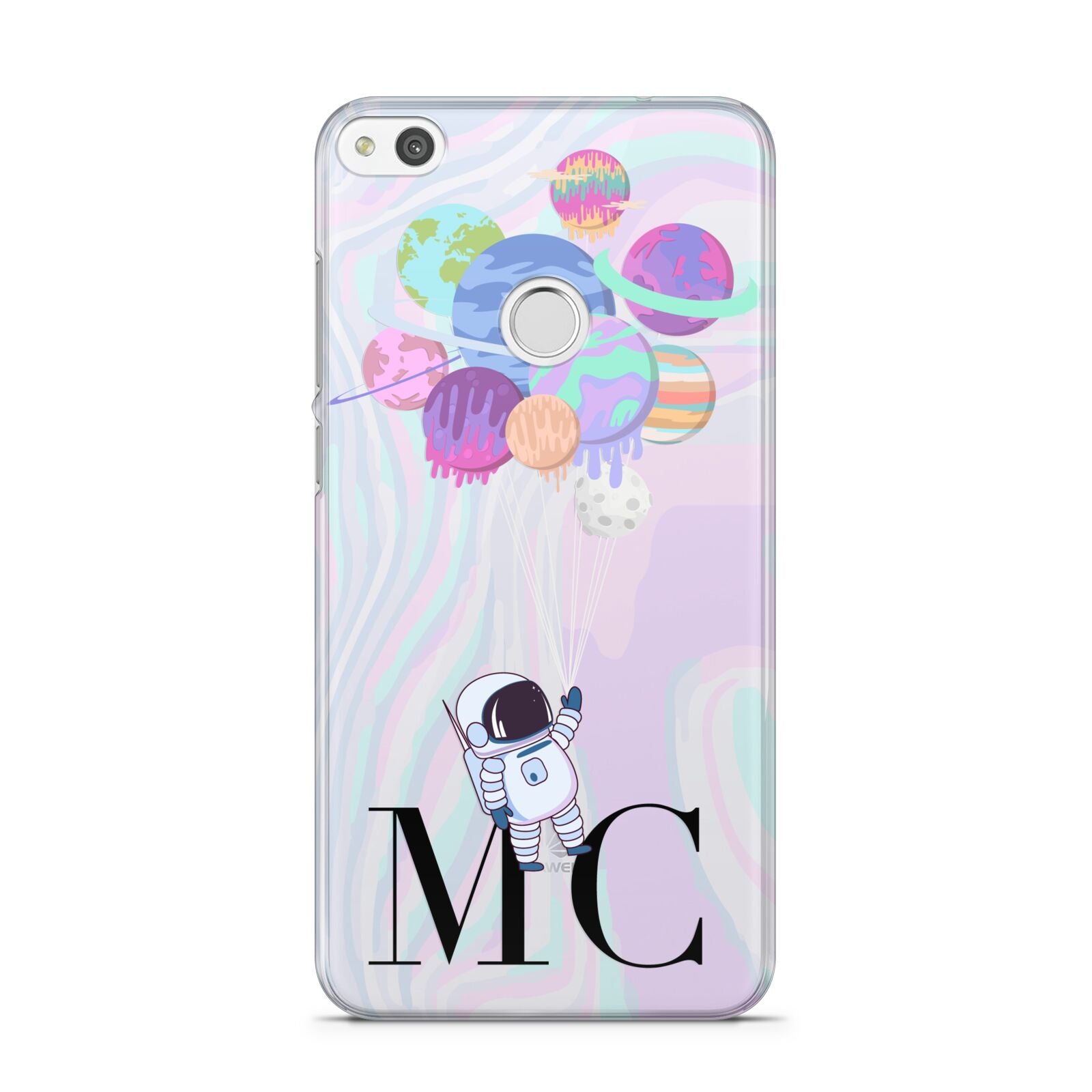 Planet Balloons with Initials Huawei P8 Lite Case