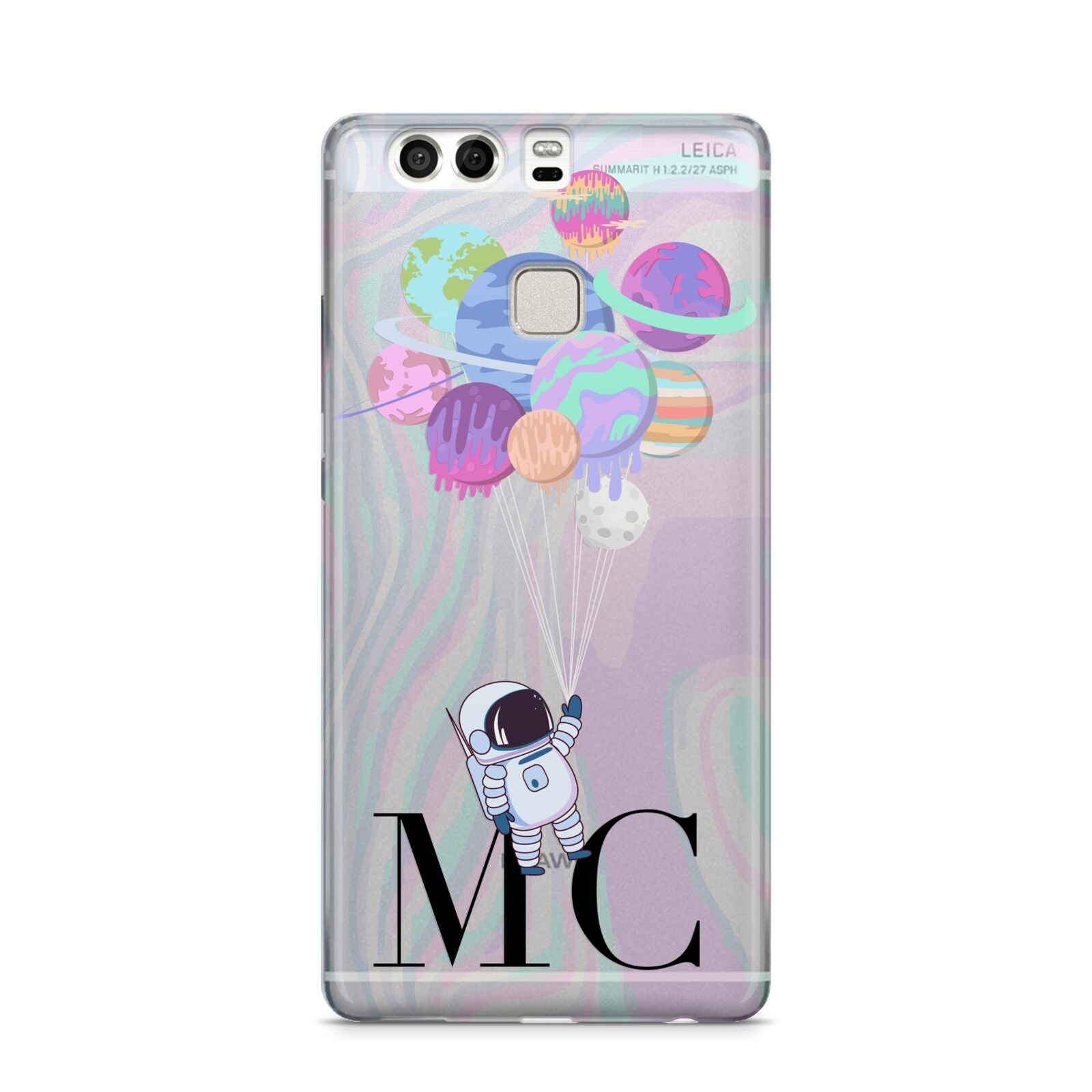 Planet Balloons with Initials Huawei P9 Case