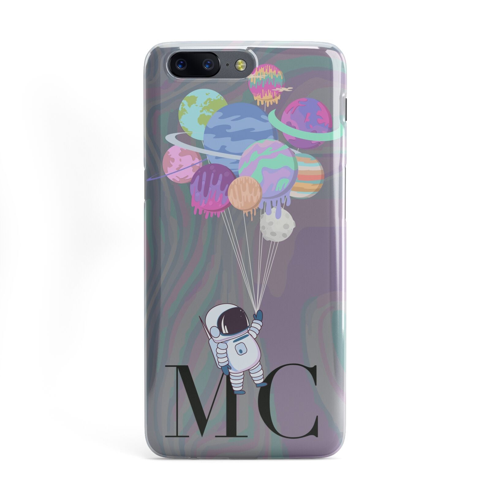 Planet Balloons with Initials OnePlus Case