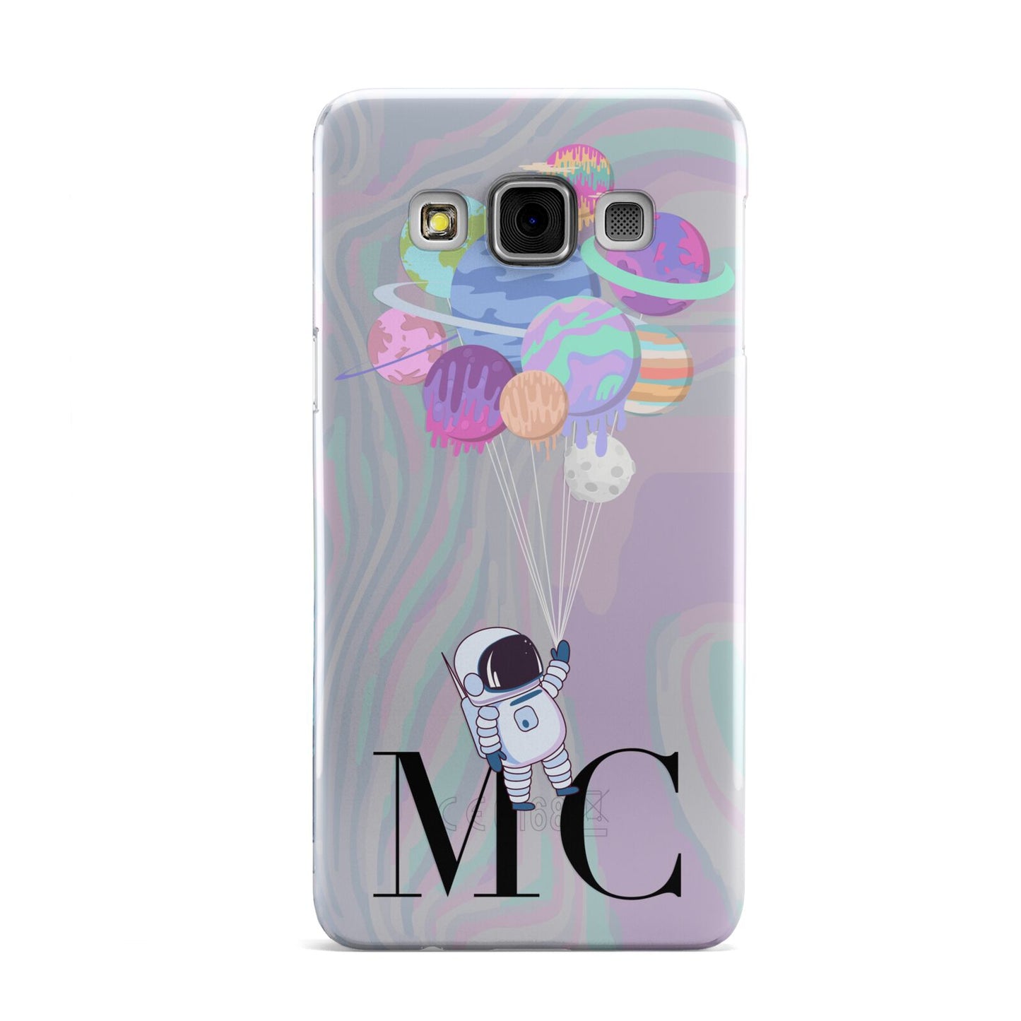 Planet Balloons with Initials Samsung Galaxy A3 Case