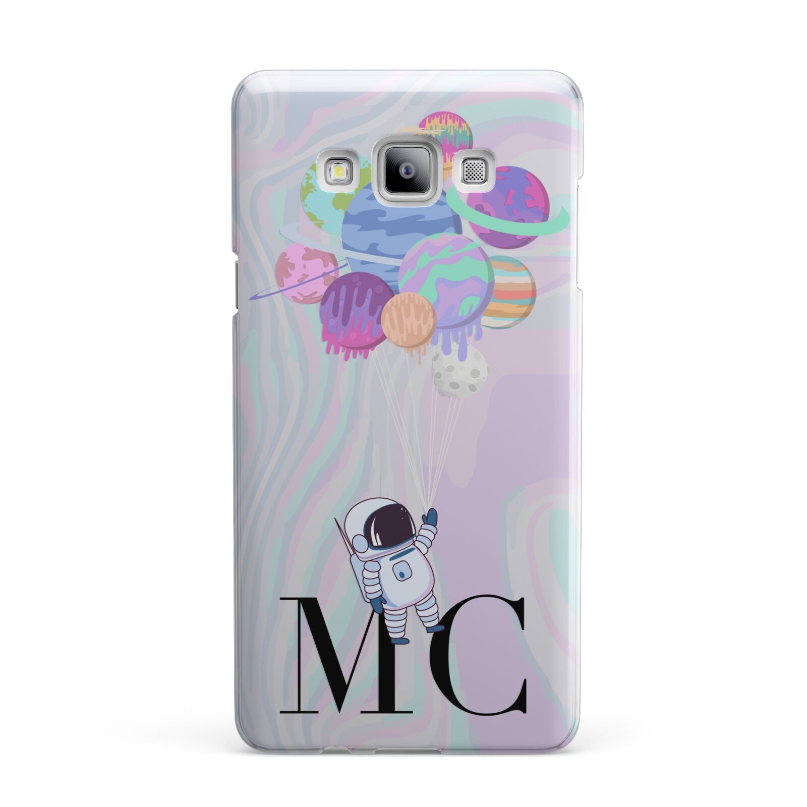 Planet Balloons with Initials Samsung Galaxy A7 2015 Case