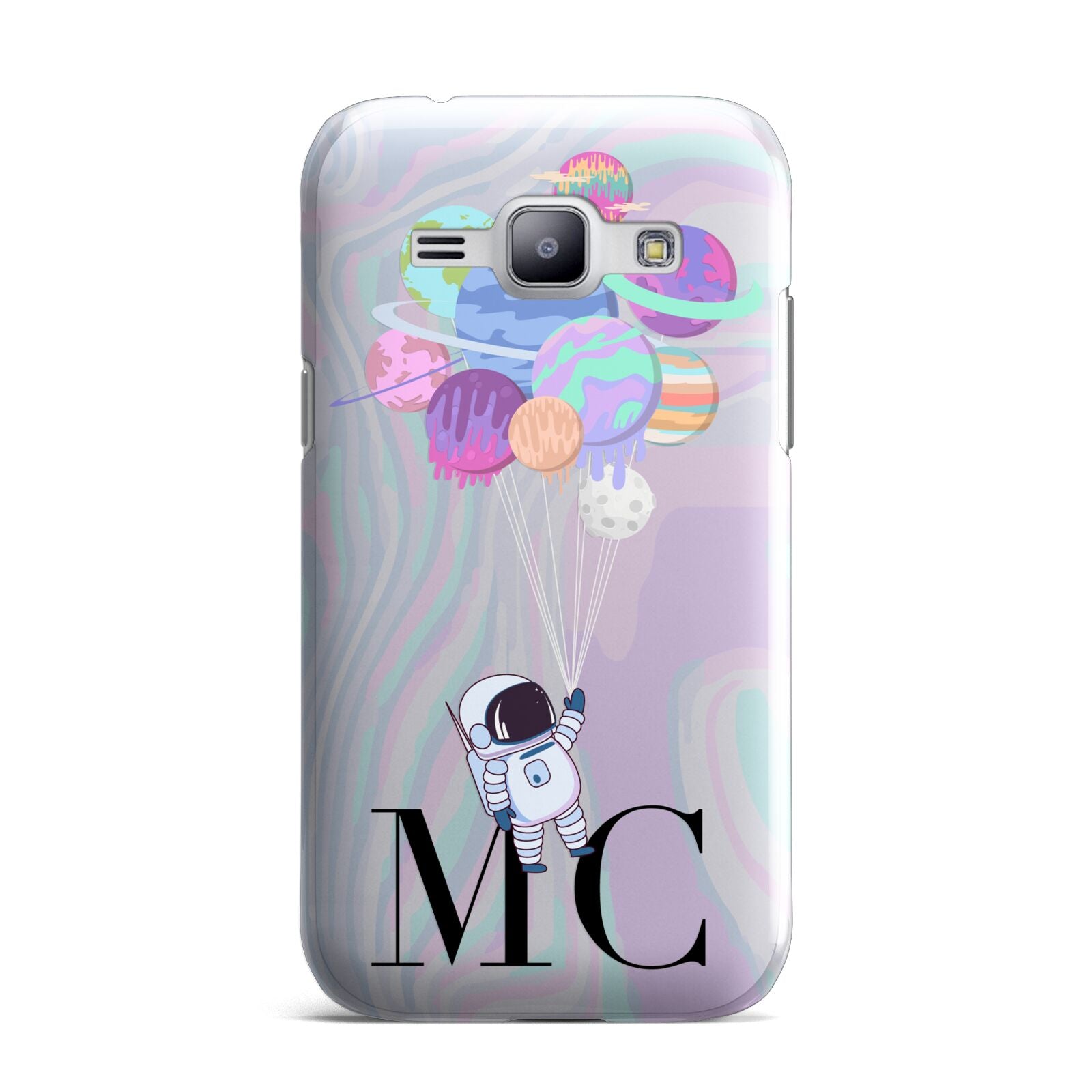 Planet Balloons with Initials Samsung Galaxy J1 2015 Case