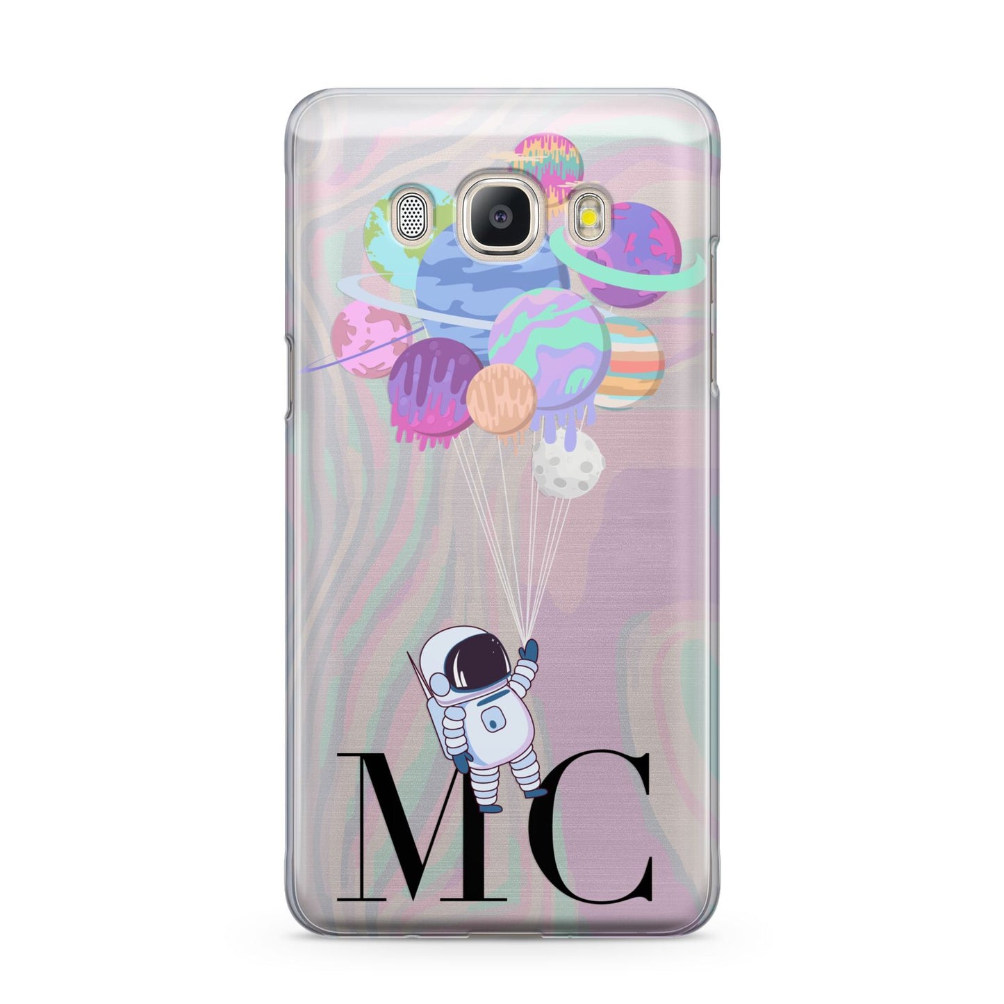 Planet Balloons with Initials Samsung Galaxy J5 2016 Case