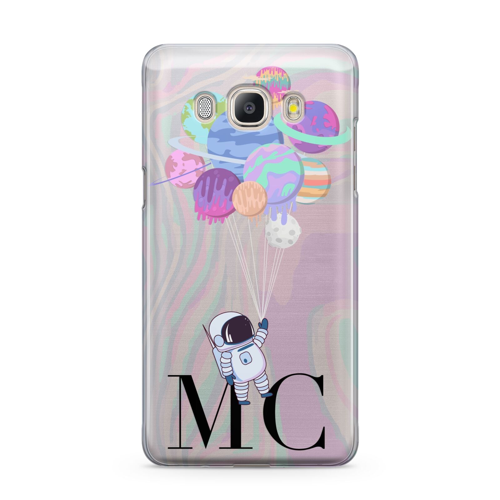 Planet Balloons with Initials Samsung Galaxy J5 2016 Case