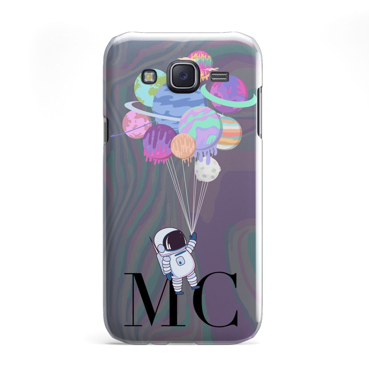 Planet Balloons with Initials Samsung Galaxy J5 Case