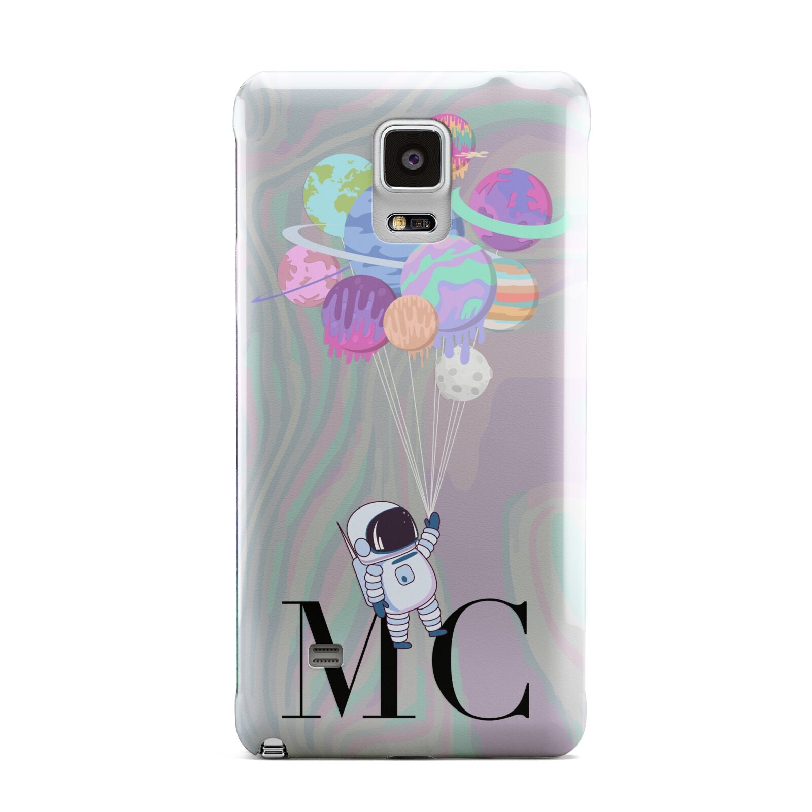 Planet Balloons with Initials Samsung Galaxy Note 4 Case